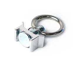 Acero inoxidable - Todo Anilla de amarre para riel de amarre Aéreo - De acero inoxidable Acero inoxidable - Todo Anilla de amarre para riel de amarre Aéreo - De acero inoxidable