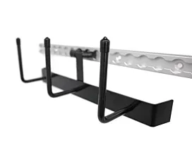 Todo - Hardware negro Gancho triple para L-Track Todo - Hardware negro Gancho triple para L-Track