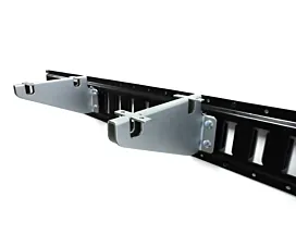 Raíles universales y accesorios Soportes para estantes para E-Track, set de 2 piezas