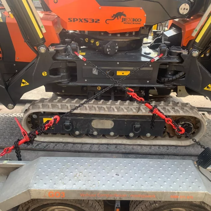 Juego De 2 Cadenas De Amarre Con Tensor De Carraca - 6mm X 2m, Clase 8, Lacadas En Negro | Ideal Para Fijar Carga En Furgoneta O Remolque