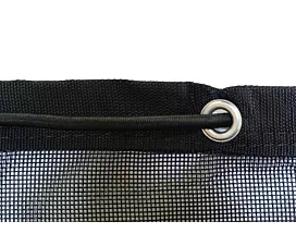 Mejores ventas - General Red de protección para contenedor - PES, PVC - Negra - 3,5 x 6m