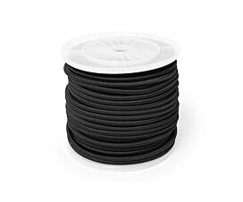 Todo - Redes Rollo de cable elástico (10mm) - 80m - Negro - Estándar