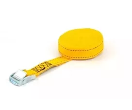 Hasta 500kg - Hebilla Cintas de amarre - 250kg - 3m - 25mm - De 1 parte - Hebilla - Amarillo - 20uds - Liquidacion hasta fin de existencias