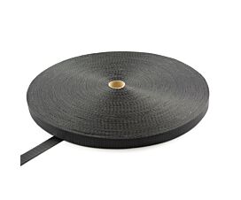Todo - Rollos de cinta negra Cinta de poliéster 35 mm - 3750 kg - rollo de 100 m - negro