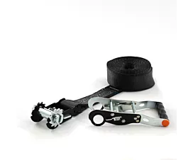 4T/5T/Ergo - Sin fin Cinta de amarre - 5T - 50mm - De 1 parte - Tensor desmontable - Negro + Etiqueta propia