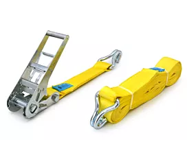 Todas las cintas de amarre 75mm Cinta de amarre - 10T - 10m - 75mm - de 2 partes - ganchos cerrados - Amarillo Todas las cintas de amarre 75mm Cinta de amarre - 10T - 10m - 75mm - de 2 partes - ganchos cerrados - Amarillo