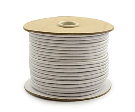 Todo - Redes Rollo de cable elástico (8mm) - 100m - blanco - Premium