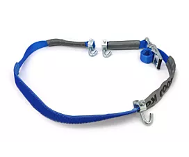 Todo - Transporte motos/coches Cinta de amarre porta coches -50mm - 5T - 2,4m+0,3m - Ganchos giratorios + Funda antideslizante