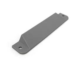 Anillas/Piezas de extremo Tapa para riel E-track horizontal / Riel de amarre - Gris