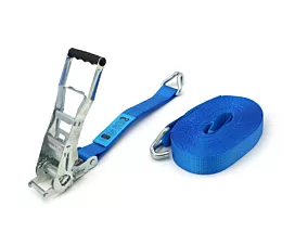 Todas Cinta de amarre - ERGO 5T Eco - 12m - 50mm - De 2 partes - Ganchos cerrados - Azul - STF450 Todas Cinta de amarre - ERGO 5T Eco - 12m - 50mm - De 2 partes - Ganchos cerrados - Azul - STF450