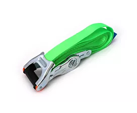 Hasta 1,5t - Sin fin Cinta de amarre - 800kg - 3m - 25mm - En 1 parte - Tensores de trinquete con guía de cinta - Verde claro Hasta 1,5t - Sin fin Cinta de amarre - 800kg - 3m - 25mm - En 1 parte - Tensores de trinquete con guía de cinta - Verde claro