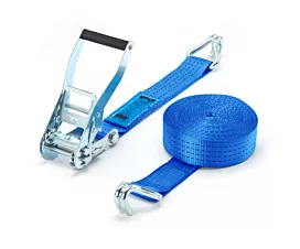 4T - Estándar Cinta de amarre - 4T - 9m - 50mm - de 2 partes - ganchos cerrados - Azul 4T - Estándar Cinta de amarre - 4T - 9m - 50mm - de 2 partes - ganchos cerrados - Azul