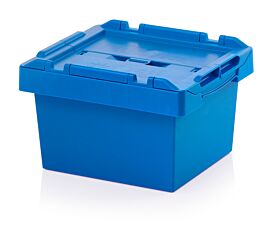 Mejores ventas - Depósitos de retorno Cajas de almacenamiento apilables con tapa - 40x30x24cm