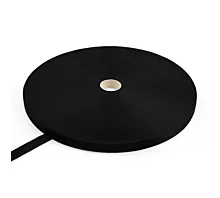 Polipropileno - 25mm Cinta de polipropileno - 500kg - 25mm - Rollo de 100m - Negro