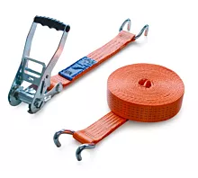 Todas 5T - 9m - 50mm - de 2 partes - ganchos abiertos - Naranja