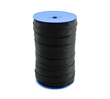 Todo - Rollos de cinta negra Cinta de poliéster 20 mm - 800 kg - negra - rollo / bobina