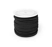 Cables elásticos - 10mm Rollo de cable elástico (10mm) - 80m - Negro - Estándar