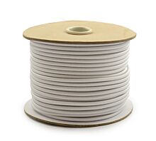 Remolque - Redes malla fina Rollo de cable elástico (8mm) - 100m - blanco - Premium