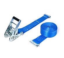 2T - Piezas de extremo (rieles) 2T - 3,5m - 50mm - de 2 partes - piezas de extremo para rieles - Azul