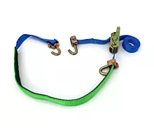 Transporte coches, de 2/3 partes 3T - 3,5m - 35mm - ganchos giratorios y funda protectora - Sistema porta coches