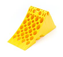 Cantoneras estándares Calzo de rueda con mango - Plástico - Amarillo