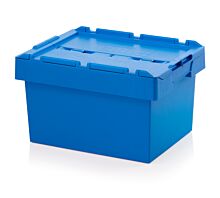Todo - Depósitos de retorno Cajas de almacenamiento apilables con tapa - 60x40x34cm - Estándar