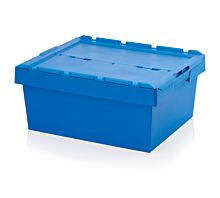 Depósitos de retorno Cajas de almacenamiento apilables con tapa - 80x60x34cm